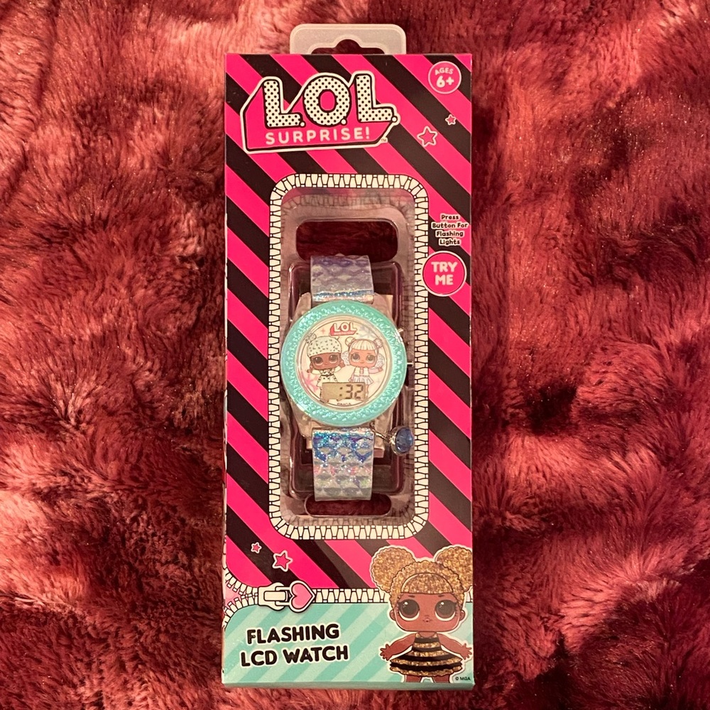MGM Entertainment LOL Surprise FLASHING LCD Watch. NEW!